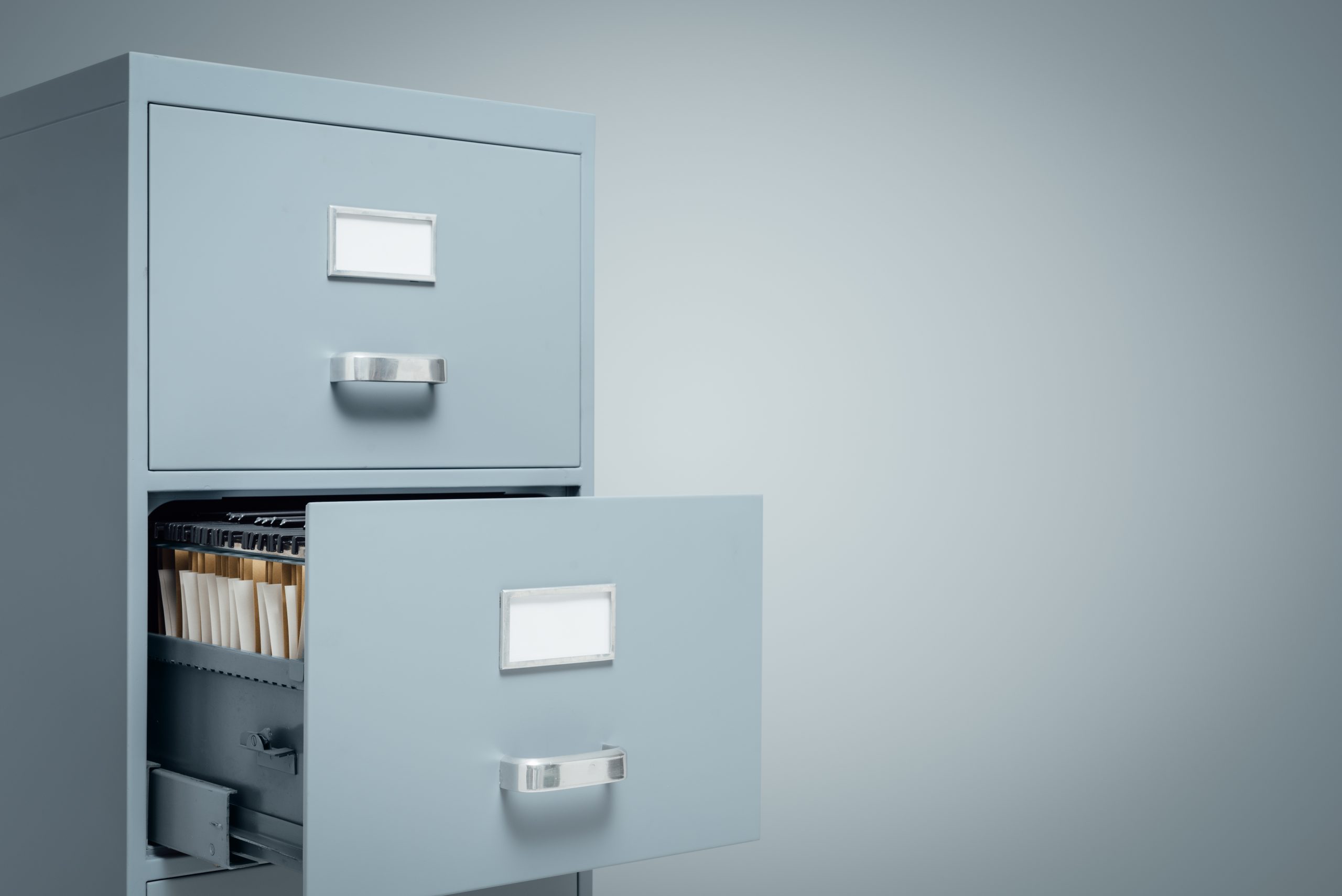 Filing cabinets and data storage